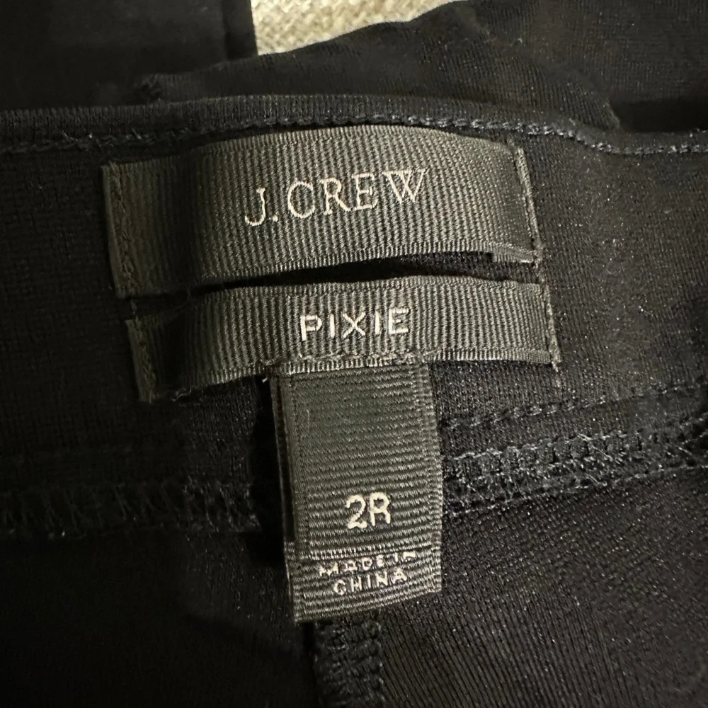 🛍️ j crew black stretch pants Size 2R